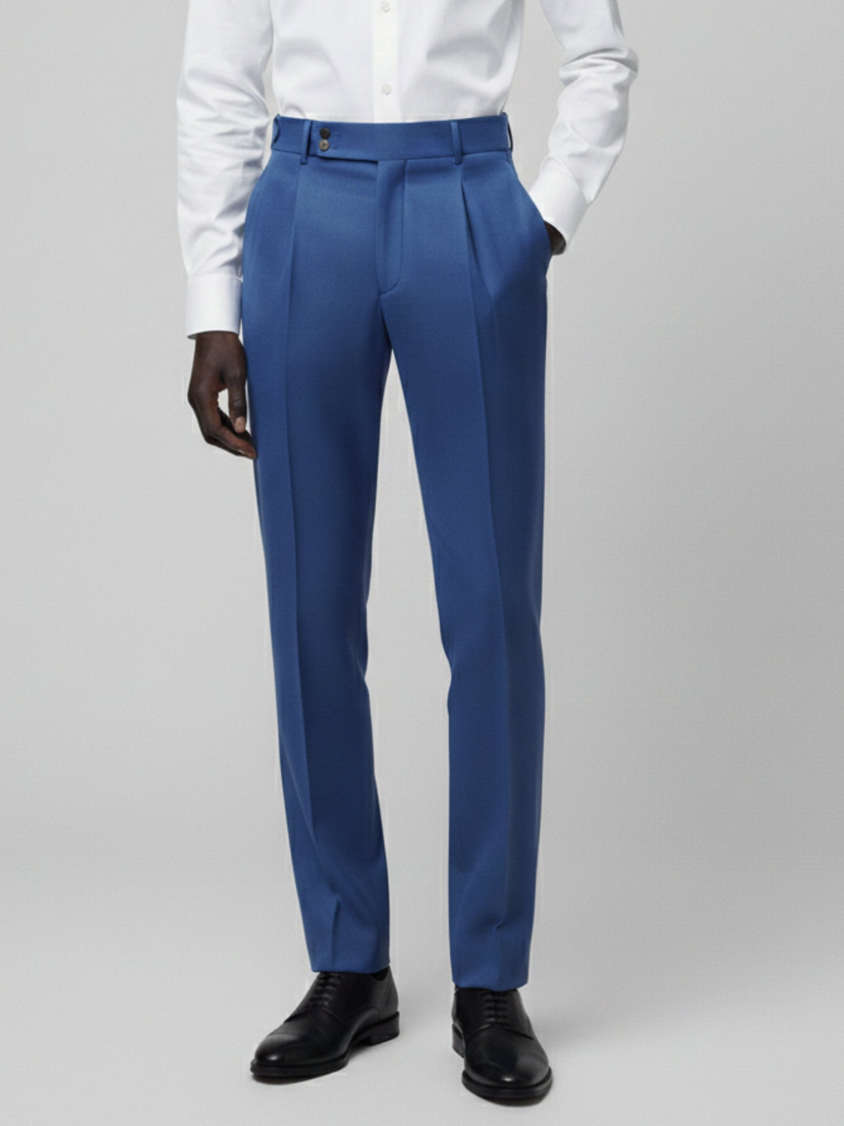Cavalero Italy Super 120s Extra Fine Australian Merino suiting ensemble